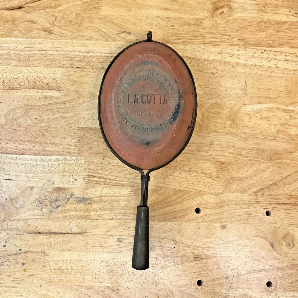 Vintage La Cotta Bisquera Earthenware Stovetop Cooker Made In Italy
